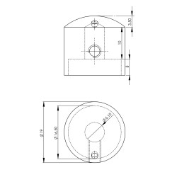 Bouton de potentiomètre                                