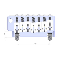 Vibrato non bloquant 7 cordes                          