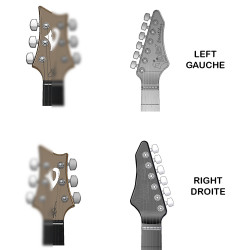 Locking guitar machine head left E-A or B-E            