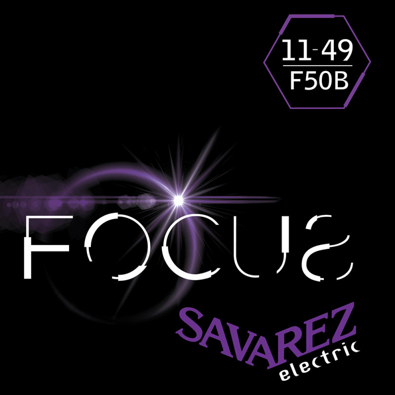 Electric guitar strings set Savarez FOCUS - 11-49      