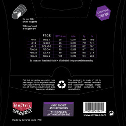 Electric guitar strings set Savarez FOCUS - 11-49      